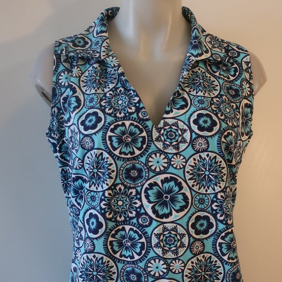Womens Shag Boutique Blue, Turg Sleeveless Dress 6 - Picture 8 of 10